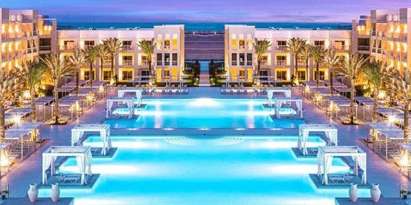 hotel swimming pool using a metering pump manufactured by WRS