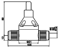 shows a safety valve series 186 h hose connection dimensional drawing safety valve series 186 h hose connection dimensional drawing